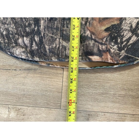 Cabelas Womens L Button Long Sleeve Hunting Outdoor Mossy Oak Chamois CAMO Shirt - Picture 7 of 9